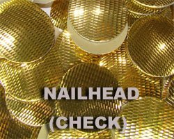 Hot Fix Check Cut Nailhead